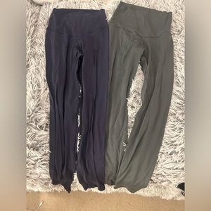 2 pack navy blue/army green aerie leggings